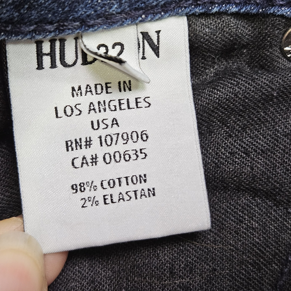 Hudson Jeans Womens 32 Beth Mid-Rise Baby Bootcut Flap Pocket Western Blue 32x30 - Picture 14 of 16